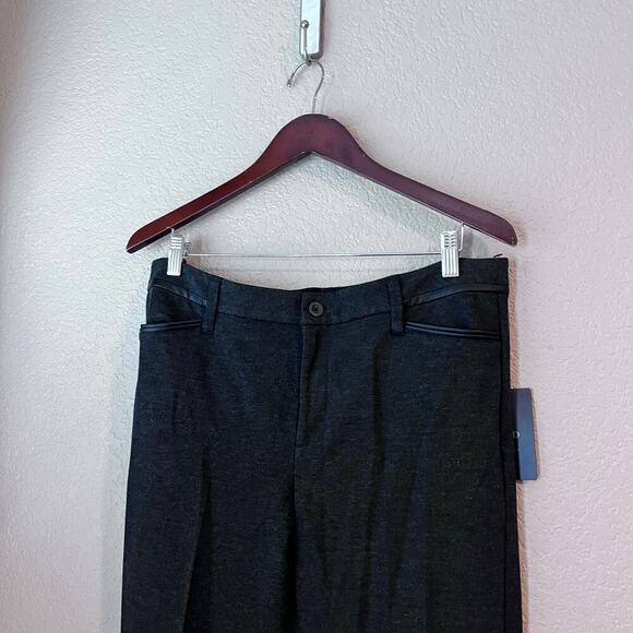 New NYDJ Lift Tuck Slim Leg Charcoal Gray Trouser Pants Stretch Trim NWT 12 - Picture 4 of 11